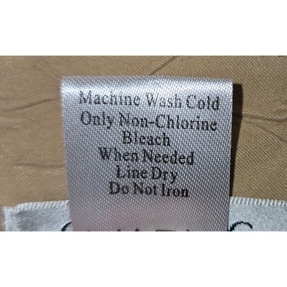 Coldwater Creek PXL Women's Tan Textured Full Zip Roll Tab Sleeves Jacket - Picture 3 of 10